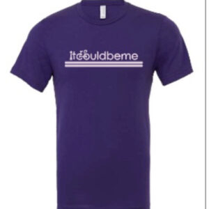 Purple Unisex Cotton It Could Be Me T-shirt